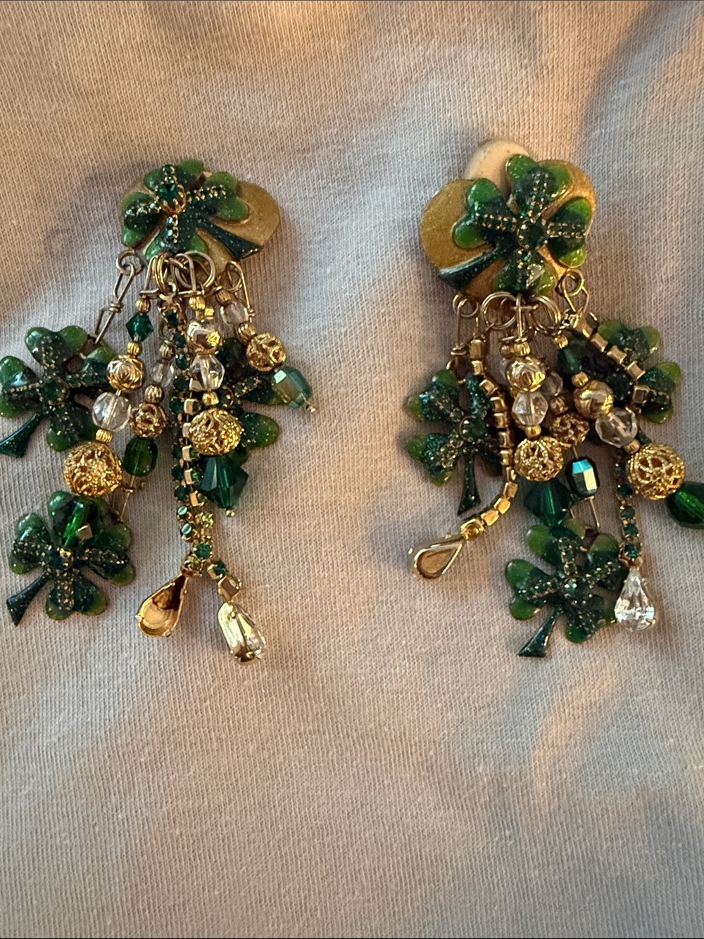 Lunch at the Ritz “ Lucky in Love”Dangle Earrings - Women Jewelry
